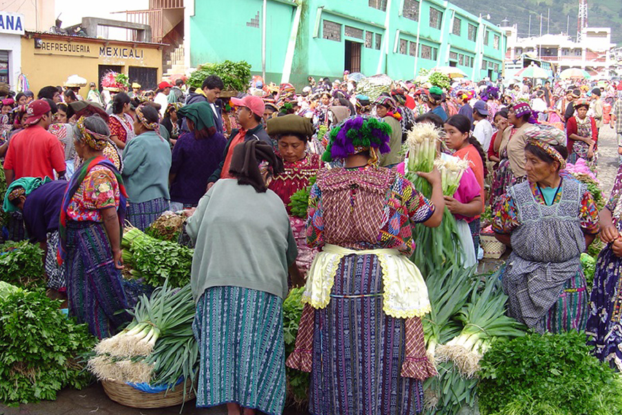 アルモロンガの野菜市